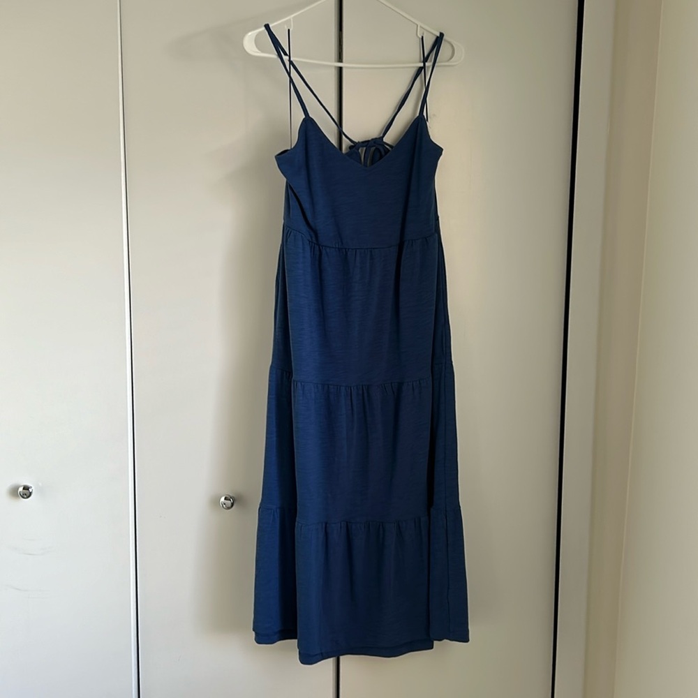 Old Navy tiered midi sun dress NWT
